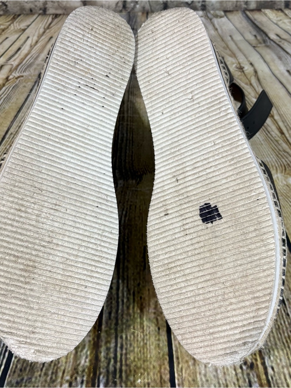 See By Chloe Sandal Shoes Women’s 37 U.S. 7 Black Glyn Espadrille - Picture 7 of 10